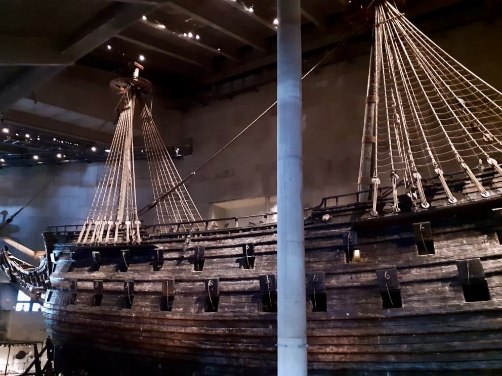 Vasa ship in the vasa museum 